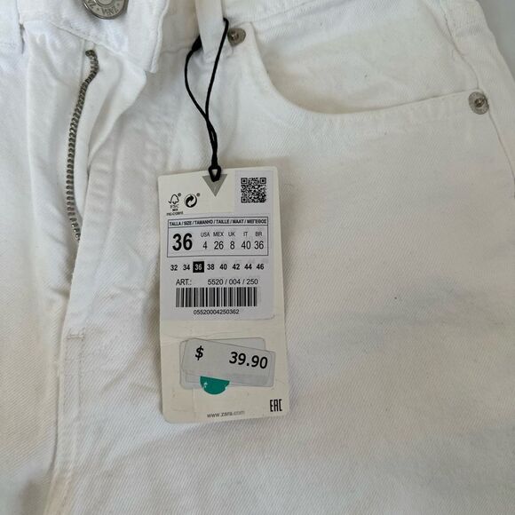 Zara high rise denim short - Picture 2 of 4